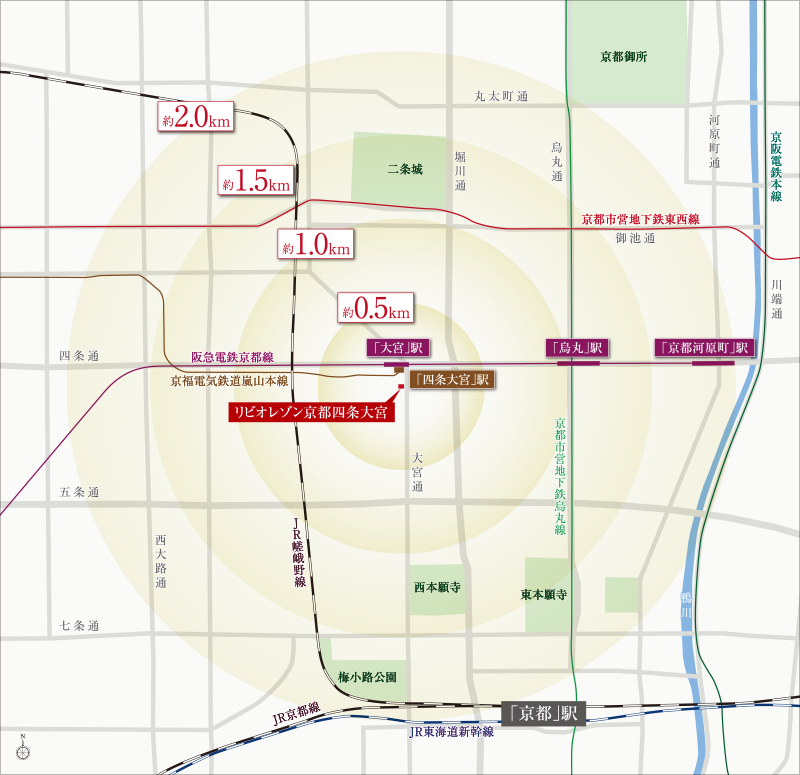 「大宮」駅周辺地図 